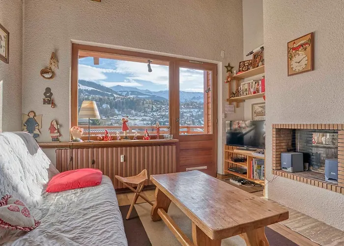 Cosy Avec Mezzanine A Megeve, Proche Pistes De - Fr-1-453-221 Межев