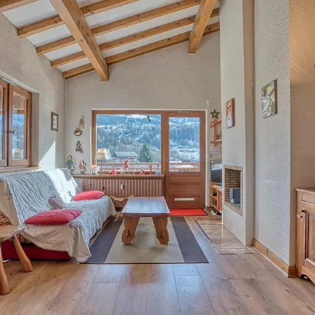 Cosy Avec Mezzanine A Megeve, Proche Pistes De - Fr-1-453-221 * מגב